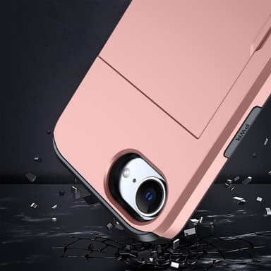 SKALO iPhone 16e Armor Korthållare Skal - Blå