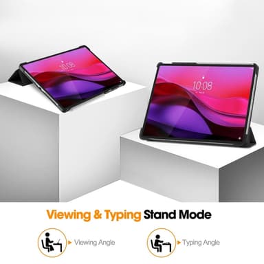 SKALO Lenovo Yoga Tab Plus Trifold Fodral - Svart