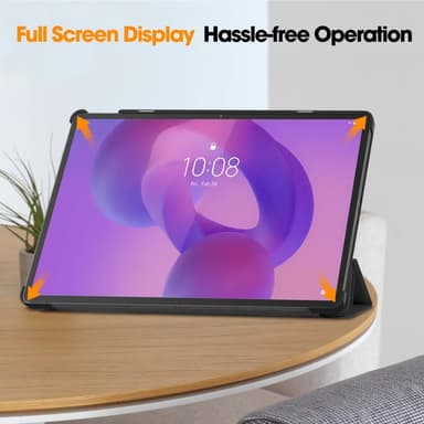 SKALO Lenovo Idea Tab Pro Trifold Fodral - Svart