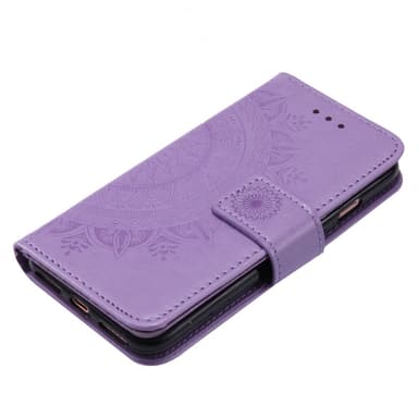 SKALO iPhone 16e Mandala Plånboksfodral - Lila
