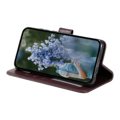 SKALO iPhone 16e Mandala Plånboksfodral - Brun