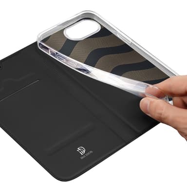 DUX DUCIS iPhone 16e Skin Pro Series Plånboksfodral - Svart