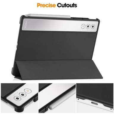 SKALO Lenovo Yoga Tab Plus Trifold Fodral - Svart