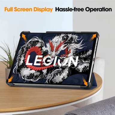 SKALO Lenovo Legion Tab 3rd Gen Trifold Fodral - Mörkblå