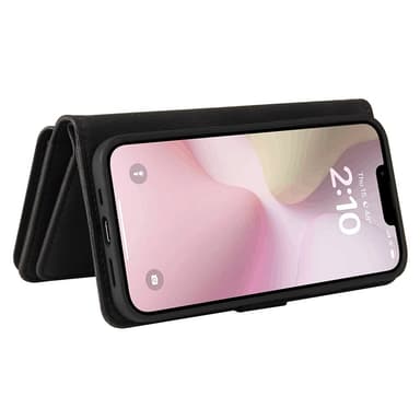 SKALO iPhone 16e KT-2 Big Wallet 17-FACK Plånboksfodral - Svart