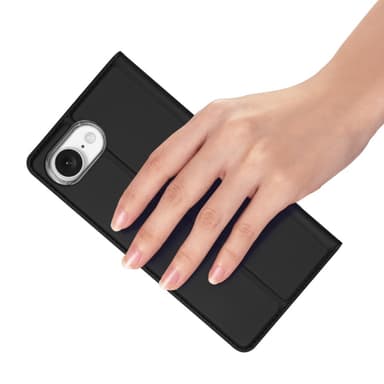 DUX DUCIS iPhone 16e Skin Pro Series Plånboksfodral - Svart