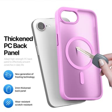 DUX DUCIS iPhone 16e Yind Series Matt Finish Skal - Rosa