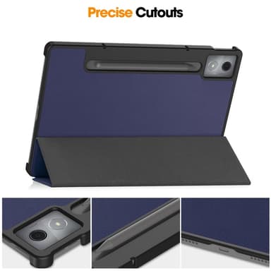 SKALO Lenovo Idea Tab Pro Trifold Fodral - Mörkblå