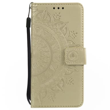 SKALO iPhone 16e Mandala Plånboksfodral - Guld