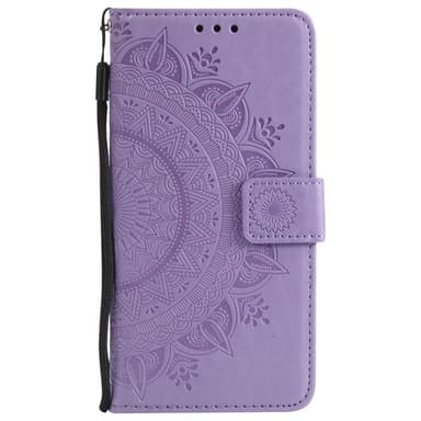 SKALO iPhone 16e Mandala Plånboksfodral - Lila