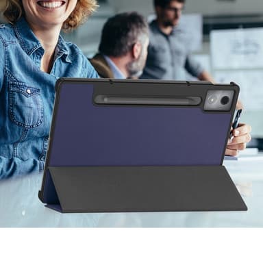 SKALO Lenovo Idea Tab Pro Trifold Fodral - Mörkblå
