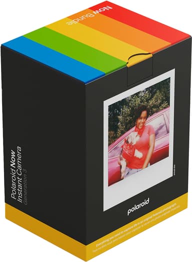 Polaroid Now Gen. 3 direktkamera (startpaket, svart)