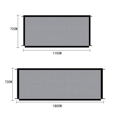 hopfällbar hund katt Pet Safe Mesh staket - 110*72CM