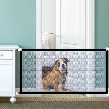 hopfällbar hund katt Pet Safe Mesh staket - 110*72CM