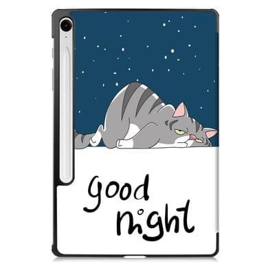 Slim Fit Cover Fodral Till Samsung Galaxy Tab S9 FE - Cat