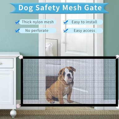 hopfällbar hund katt Pet Safe Mesh staket - 110*72CM