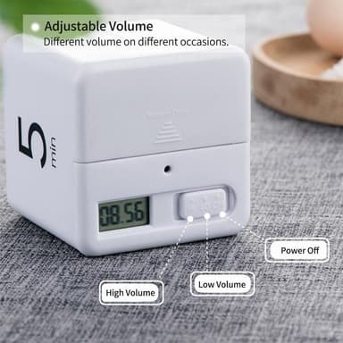 Tidtagarur Digital Timer Countdown Alarm 15-20-30-60 Minuter