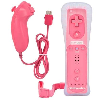 Kompatibelt med Wii Handkontroll-Set Motion Plus Bulk Svart