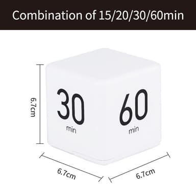 Tidtagarur Digital Timer Countdown Alarm 15-20-30-60 Minuter