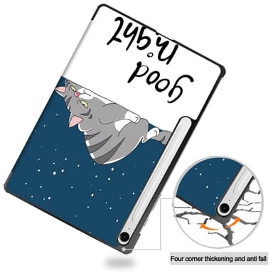 Slim Fit Cover Fodral Till Samsung Galaxy Tab S9 FE - Cat