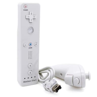 Kompatibelt med Wii Handkontroll-Set Motion Plus Bulk Svart