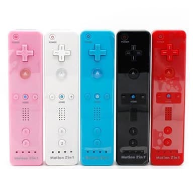 Kompatibelt med Wii Handkontroll-Set Motion Plus Bulk Svart