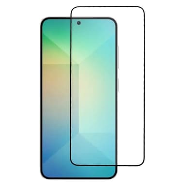 SKALO Samsung S25 Heltäckande Skärmskydd Härdat Glas - Svart