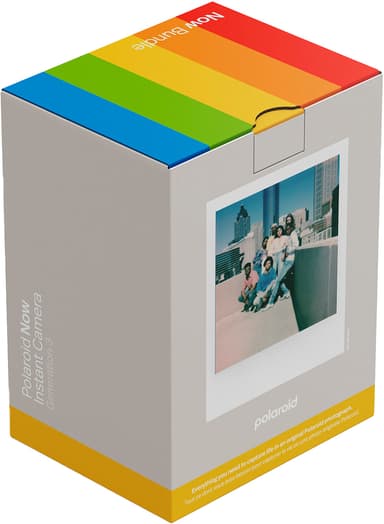 Polaroid Now Gen. 3 direktkamera (startpaket, vit)