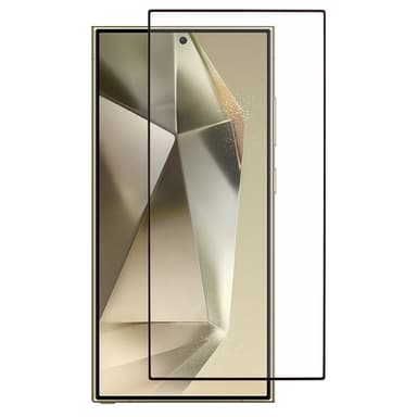 SKALO Samsung S25 Ultra Heltäckande Skärmskydd Härdat Glas - Svart