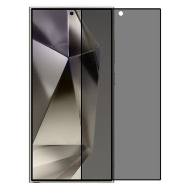 2-PACK SKALO Samsung S25 Ultra Privacy Skärmskydd Härdat Glas - Svart