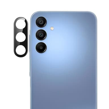 SKALO Samsung S25+ 3D Linsskydd/Kameraskydd Härdat Glas - Svart