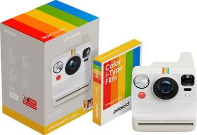 Polaroid Now Gen. 3 direktkamera (startpaket, vit)