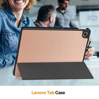SKALO Lenovo Tab 10.1"" Trifold Fodral - Roséguld