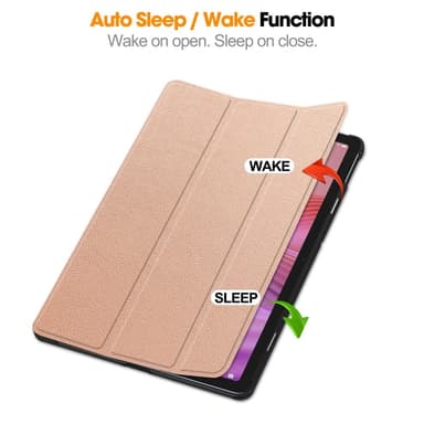 SKALO Lenovo Tab 10.1"" Trifold Fodral - Roséguld