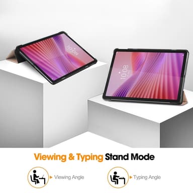 SKALO Lenovo Tab 10.1"" Trifold Fodral - Roséguld