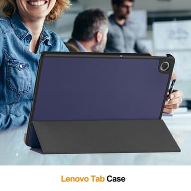 SKALO Lenovo Tab 10.1"" Trifold Fodral - Mörkblå