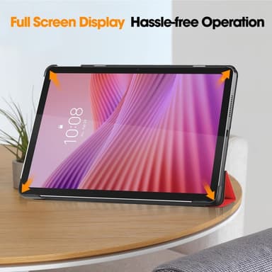 SKALO Lenovo Tab 10.1"" Trifold Fodral - Röd