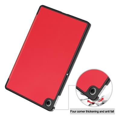 SKALO Lenovo Tab 10.1"" Trifold Fodral - Röd