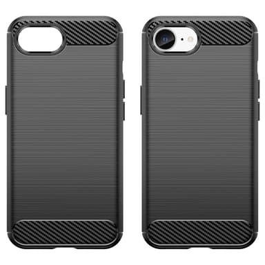 SKALO iPhone 16e Armor Carbon Skal - Svart