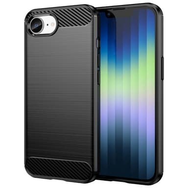 SKALO iPhone 16e Armor Carbon Skal - Svart