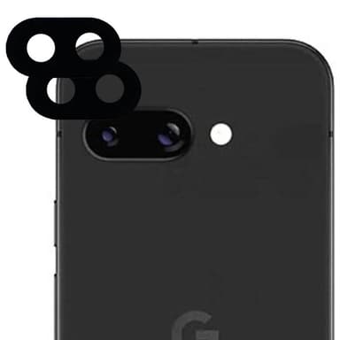 2-pack Kamera lins glas Google Pixel 9a - Svart