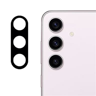 2-PACK SKALO Samsung S25 3D Linsskydd/Kameraskydd Härdat Glas - Svart