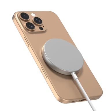 Mobique Magnetisk Trådlös Qi2 Laddare 15W vit