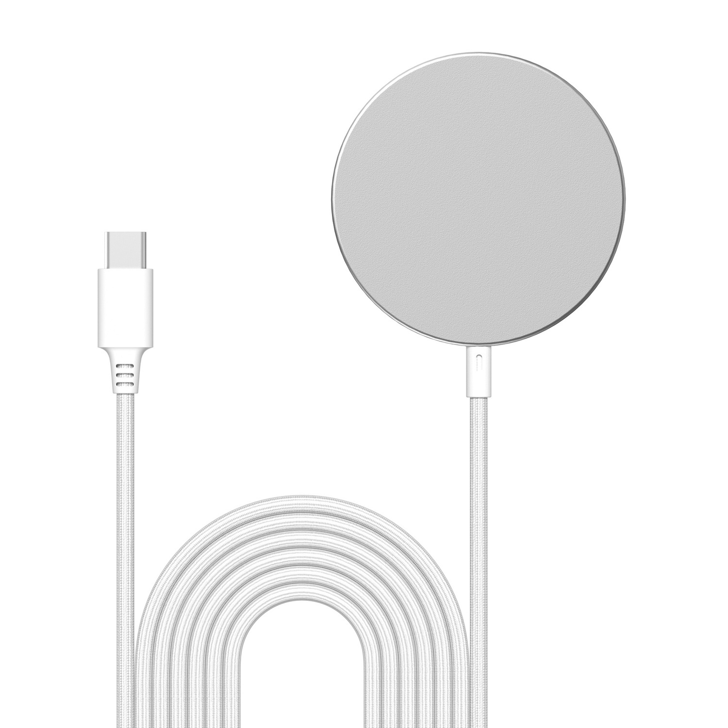 Mobique Magnetisk Trådlös Qi2 Laddare 15W vit