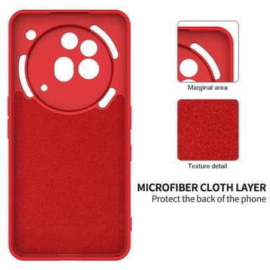 Liquid silikon skal Nothing Phone 3a Pro - China Red