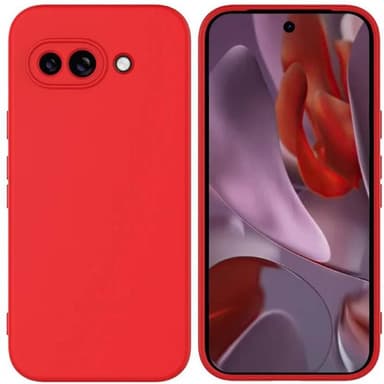 Liquid silikon skal Google Pixel 9a - China Red