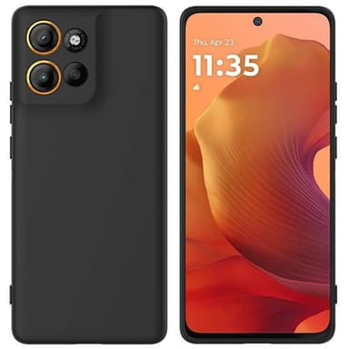 Liquid silikon skal Motorola Moto G15 Power - Svart