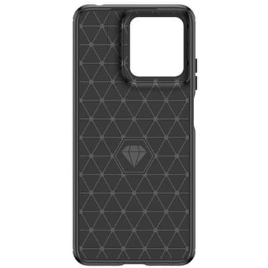 Borstat silikon skal Motorola Moto G15 - Svart