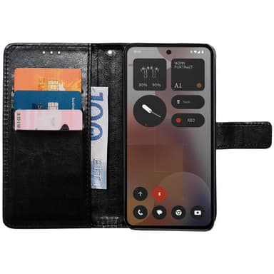 Plånboksfodral 3-kort Nothing Phone 3a Pro - Svart