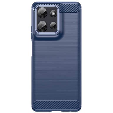 Borstat silikon skal Motorola Moto G Power (2025) - Blå